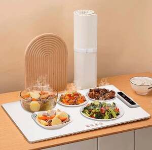 Foldable Adjustable Temperature Smart Heating Food Placemats Pad